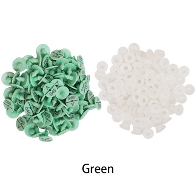 100 tk plastikust küüliku kõrvasildi eraldumist takistav 001-100 sõnaga, kõrva lasertrükkimise pea kõrvarõngad talulooma identifitseerimiskaart