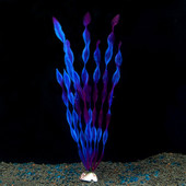 Violeta zaļa mākslīgā plastmasas zāle zivju tvertnes ornaments ūdens augu akvārija ainavas dekors 30cm mākslīgais dekors akvārijs