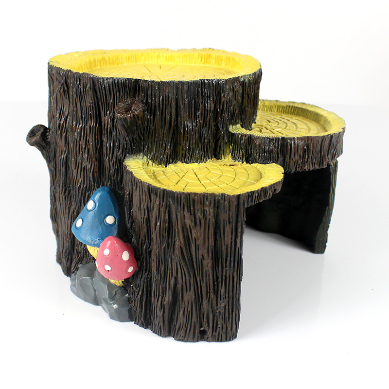 Rășină broasca testoasă ascunde de reptile peșteră amfibieni peisaj șopârlă cutie de hrănire decorare reptile evitarea peșterilor simulare scoarță de copac
