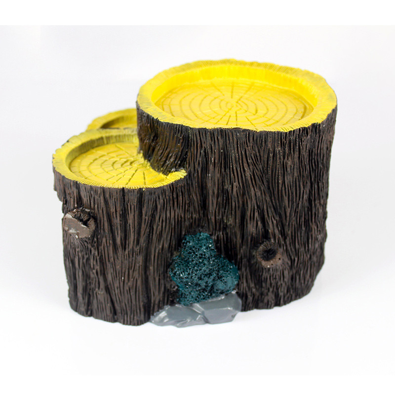 Rășină broasca testoasă ascunde de reptile peșteră amfibieni peisaj șopârlă cutie de hrănire decorare reptile evitarea peșterilor simulare scoarță de copac