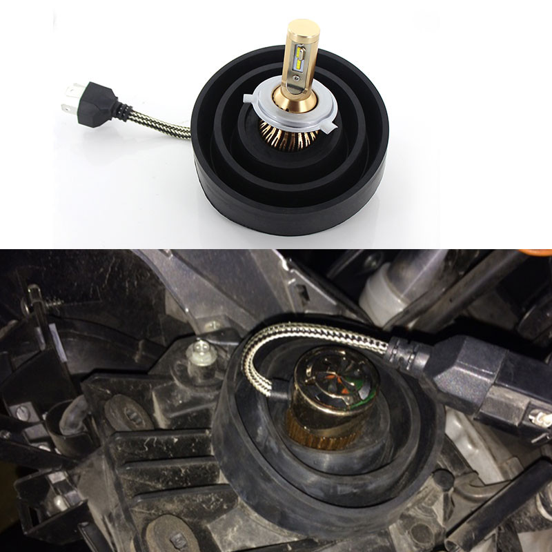 1 X Automobilio LED priekinių žibintų apsaugos nuo dulkių HID priekinio žibinto guminio sandariklio dangtelio dangtelio led priekinis žibintas H4 H1 H7 D2H H11 H8 HB3 automobilio stilius