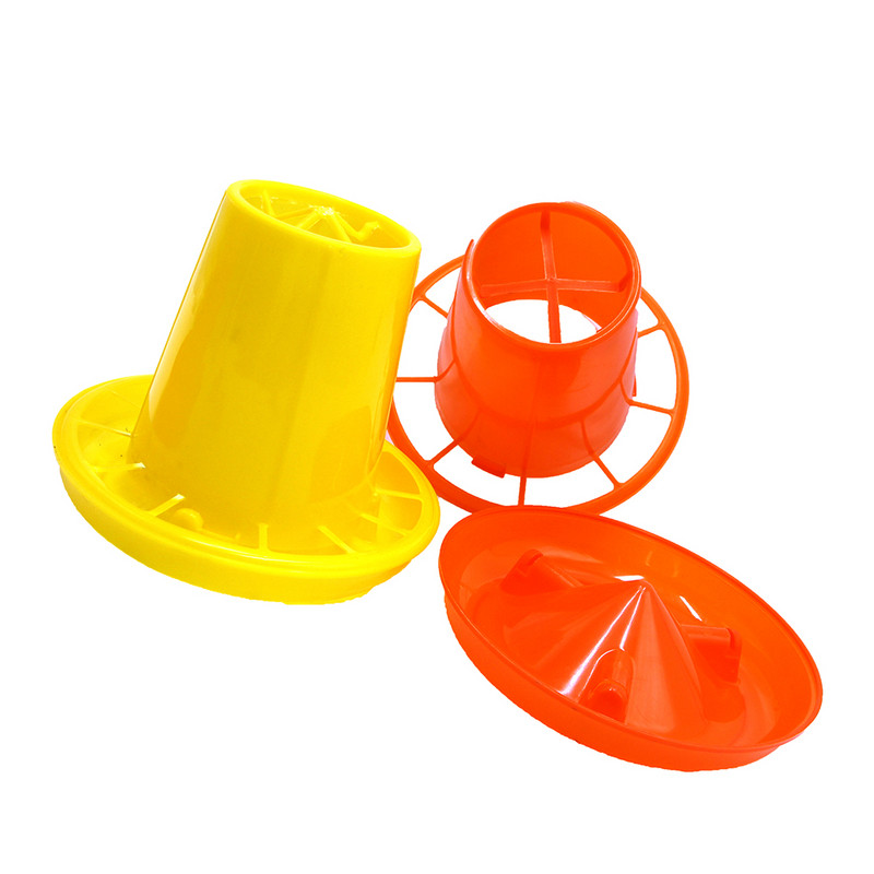 2 bucăți 1 kg hrănitoare păsări de curte pui instrumente mici de hrănire galben portocaliu din plastic zi pui broiler cușcă consumabile asociate agricultură