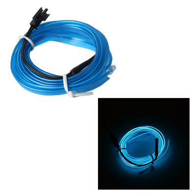 Λωρίδα LED εσωτερικού φωτισμού αυτοκινήτου Auto Λωρίδα LED Garland EL Σχοινί διακοσμητικό φωτιστικό αυτοκινήτου Ευέλικτο σωλήνα Neon Αξεσουάρ αυτοκινήτου