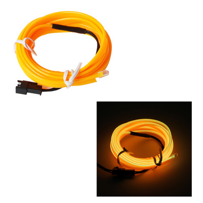 Λωρίδα LED εσωτερικού φωτισμού αυτοκινήτου Auto Λωρίδα LED Garland EL Σχοινί διακοσμητικό φωτιστικό αυτοκινήτου Ευέλικτο σωλήνα Neon Αξεσουάρ αυτοκινήτου