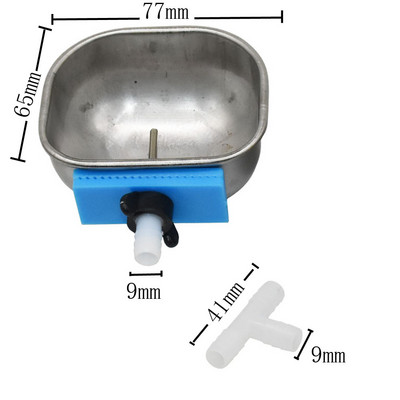 Roostevabast terasest jänese veekauss Farm Küüliku automaatjoodik Küüliku puur Fix Cup Rebane naaritsa joogikauss 1 tk