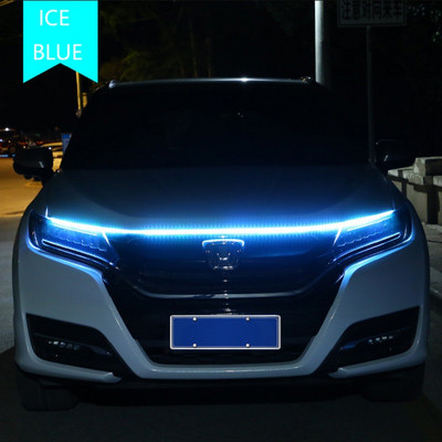 Auto päevasõidutulede riba 120 cm 150 cm 180 cm veekindel painduv LED auto dekoratiivne atmosfäärilamp, ümbritsev taustvalgus 12 V