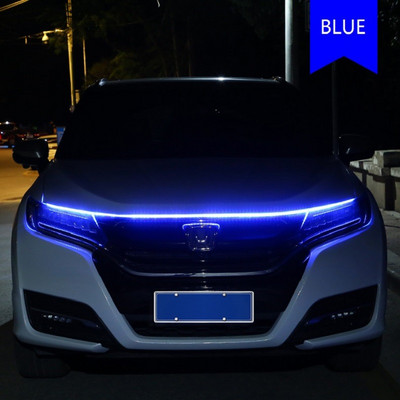 Auto päevasõidutulede riba 120 cm 150 cm 180 cm veekindel painduv LED auto dekoratiivne atmosfäärilamp, ümbritsev taustvalgus 12 V