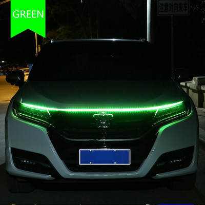 Auto päevasõidutulede riba 120 cm 150 cm 180 cm veekindel painduv LED auto dekoratiivne atmosfäärilamp, ümbritsev taustvalgus 12 V