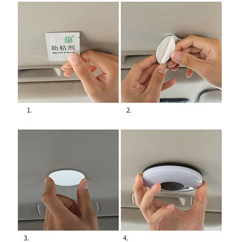 Φωτιστικό διακόπτη αφής LED αυτοκινήτου Φορητό αυτόματο φωτιστικό περιβάλλοντος φόρτισης USB Νυχτερινή φόρτιση Φωτιστικό ανάγνωσης Οροφής Μαγνητική βάση Λαμπτήρας αυτοκινήτου Αξεσουάρ αυτοκινήτου