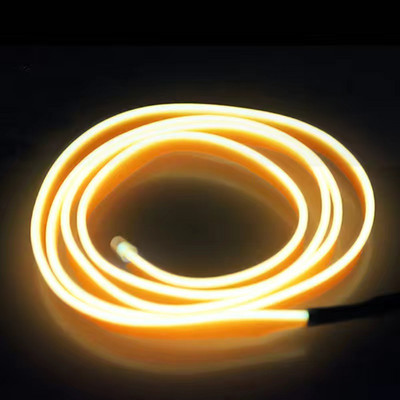 1M / 3M / 5M / 8M automobilio salono LED dekoratyvinė lempa EL laidų neoninė juostelė, skirta automatiniam „pasidaryk pats“ lanksčiam aplinkos šviesos USB vakarėlio atmosferos diodui