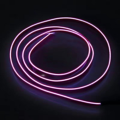 1M / 3M / 5M / 8M automobilio salono LED dekoratyvinė lempa EL laidų neoninė juostelė, skirta automatiniam „pasidaryk pats“ lanksčiam aplinkos šviesos USB vakarėlio atmosferos diodui