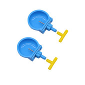 1 kom. pojilica s bradavicom za zeca, fontane za hranjenje stoke, plava okrugla zdjela, zalihe za životinje s farme, dodaci za kaveze