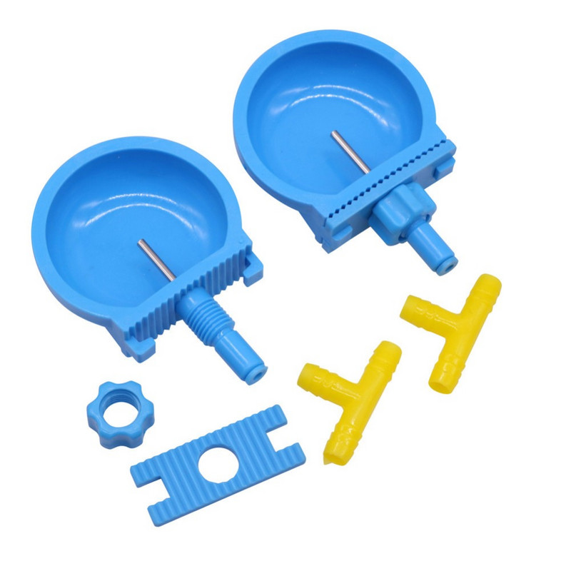 1 kom. pojilica s bradavicom za zeca, fontane za hranjenje stoke, plava okrugla zdjela, zalihe za životinje s farme, dodaci za kaveze