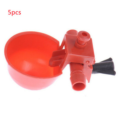5/3/1 τμχ Automatic Chicken Drinker Drinking Cups Κρεμαστό φλιτζάνι νερού Nipple Drinking Bowls Bird Coop Chicken Feeder Farm Drinking