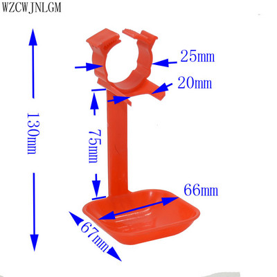 20 пилешки фонтани за пиене висяща чаша купа за вода за птици зърното червена чаша за пиене фонтан за пиене оборудване за отглеждане