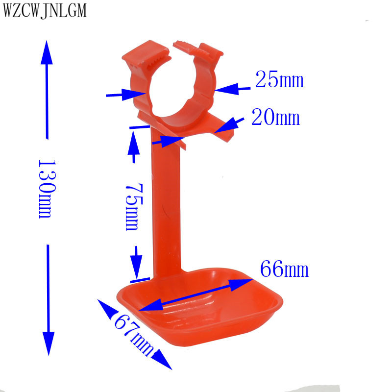 20 vištienos geriamųjų fontanų kabantis puodelis paukščių vandens dubuo spenelis raudonas geriamasis puodelis vištienos geriamojo fontano veisimo įranga