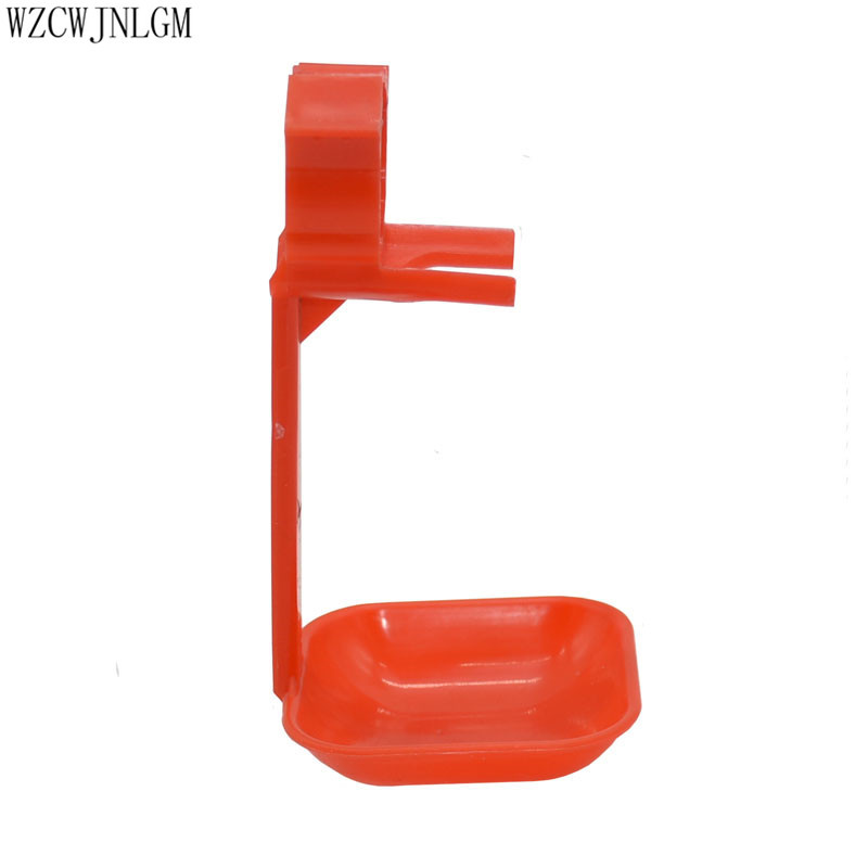 20 vištienos geriamųjų fontanų kabantis puodelis paukščių vandens dubuo spenelis raudonas geriamasis puodelis vištienos geriamojo fontano veisimo įranga