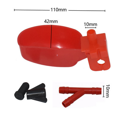 20 vnt. Putpelių geriamojo dubenėlio naminių paukščių šėrimo reikmenys Putpelių geriamasis vanduo Daugiaspalvis putpelių vandens dubuo plastikinės medžiagos marškinėliai