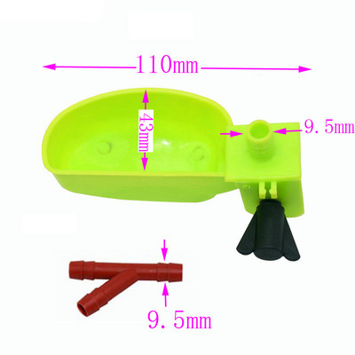 20 vnt. Putpelių geriamojo dubenėlio naminių paukščių šėrimo reikmenys Putpelių geriamasis vanduo Daugiaspalvis putpelių vandens dubuo plastikinės medžiagos marškinėliai