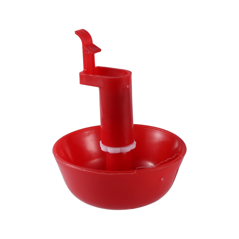 5 gab. Automātisks vistas nipelis dzērājs Farm Chicken Coop padevējs ar sarkanu piekaramo kausu mājputnu fermas audzēšanas piederumiem