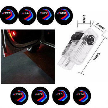 Αξεσουάρ αυτοκινήτου 2PC Led Φως πόρτας αυτοκινήτου Λάμπα λέιζερ Welcome Light Ghost Bmw Αξεσουάρ για BMW E93 3-series 328i 335i 335is