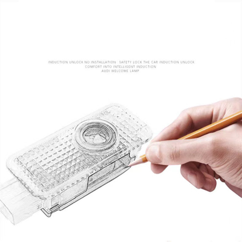 Accesorii auto 2PC LED Lumina usii auto Lampa laser Logo Lumina de bun venit Fantoma Accesorii Bmw pentru BMW E93 3-series 328i 335i 335is