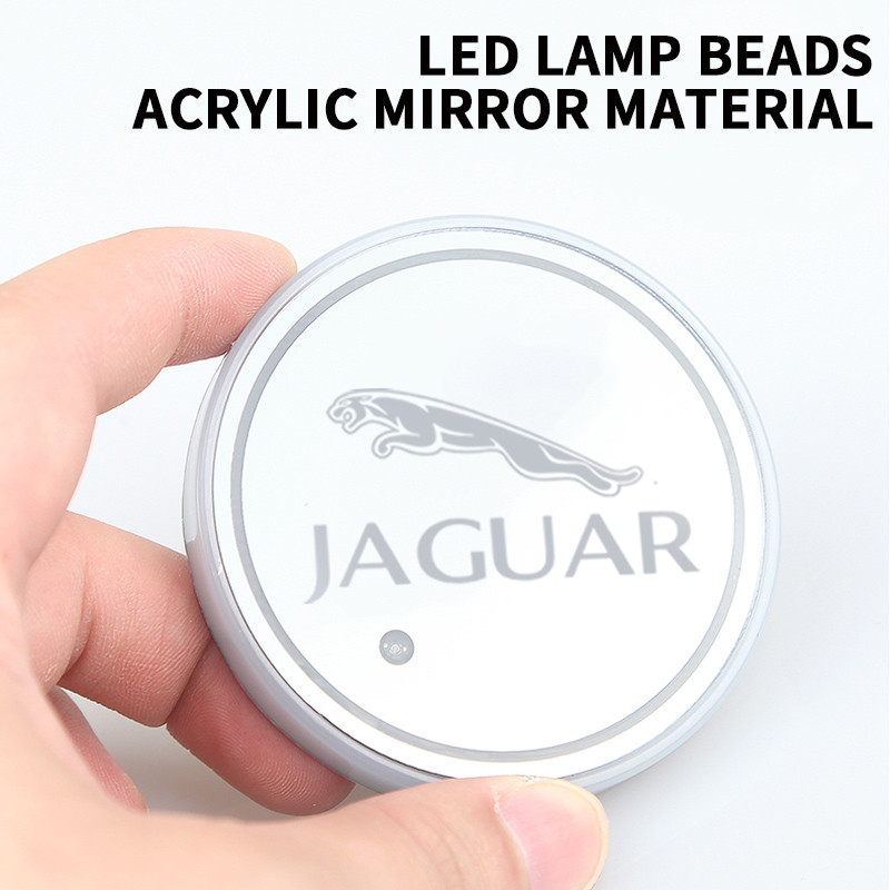 Držač za čaše u automobilu LED svjetlo Jastučić za čaše u automobilu Šareni svjetlosni podmetač za Jaguar XF XE XJ F-Pace X-Type S-Type F-Type E-Pace I-PACE XK