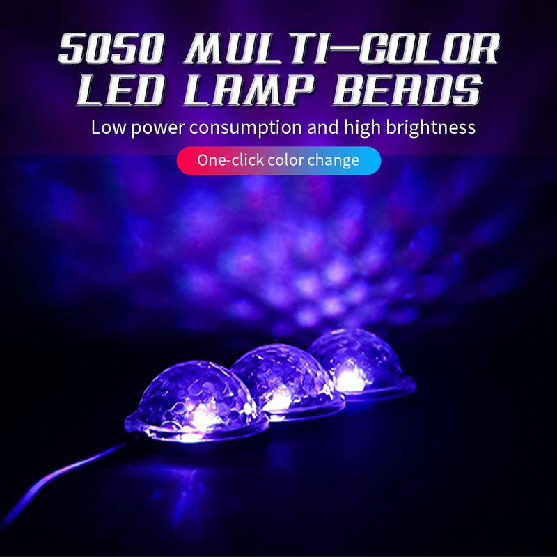 Lumină ambientală LED cu țigară Lampă de picior pentru mașină Decorare interioară Bandă de atmosferă RGB Neon Aplicație în mod multiplu/Comandă de la distanță