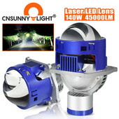 P40L 3 ιντσών Laser Bi-Led Προβολείς φακού 140W 45000LM Hyperboloid LED Αυτοκινήτου HD φακοί με βραχίονες Hella Tuning Retrofit