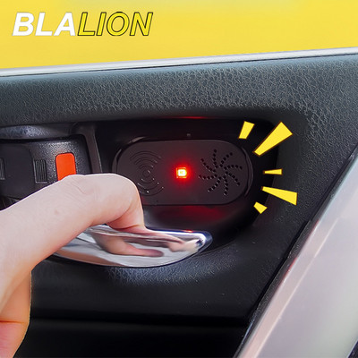 BLALION 1/2бр. LED предупредителна светлина за отваряне на вратата на автомобил USB зареждане, магнитен сензор, светкавична лампа против сблъсък, аксесоари за автоматичен сигнал