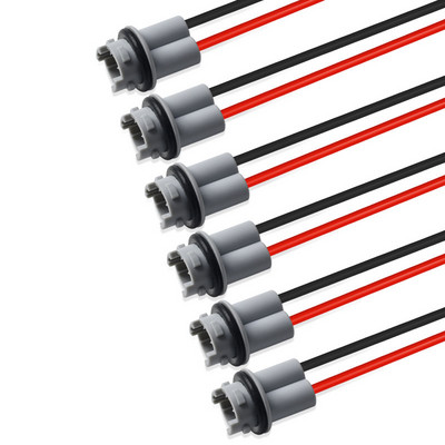 Držač svjetla za LED žarulju u automobilu Osnovna utičnica T10 T15 W16W 194 168 Visokotemperaturni kabelski adapter Kabelski svežanj Utikač W5W Vodootporan