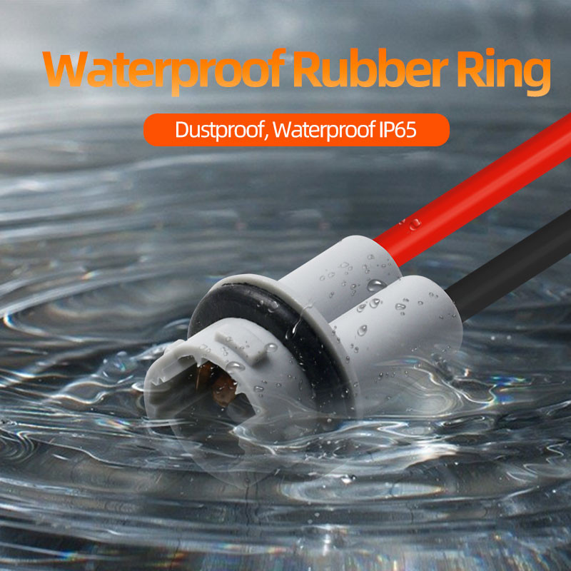 Automobilio LED lemputės lemputės laikiklio pagrindo lizdas T10 T15 W16W 194 168 Aukštos temperatūros kabelio adapterio laidų kištuko jungtis W5W atsparus vandeniui