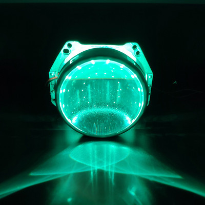 Demon Eye Led Light Devil Eyes 3 2,5-tollise auto esitule projektori objektiivi jaoks Mootorratta HID Xenon Hella Q5 WST 360 kraadi SMD