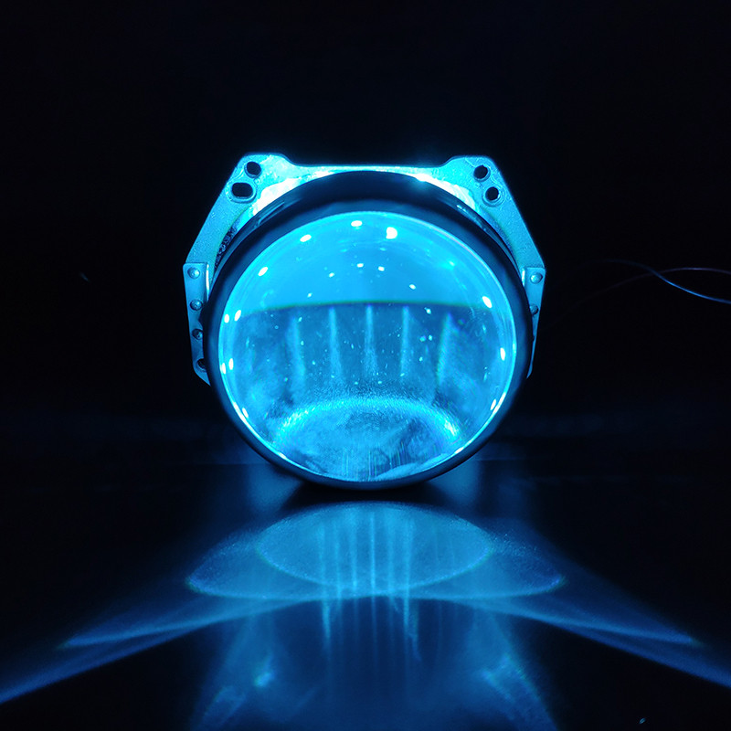 Demon Eye Led Light Devil Eyes 3 2,5-tollise auto esitule projektori objektiivi jaoks Mootorratta HID Xenon Hella Q5 WST 360 kraadi SMD