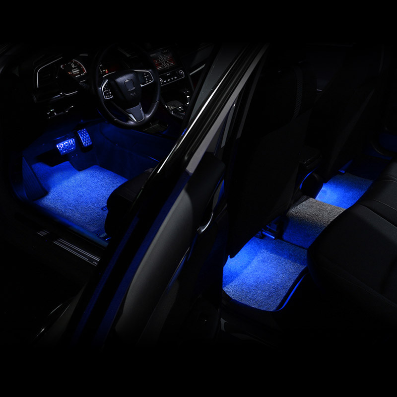 Pentru Honda Civic 10th 2016-2020 Auto Interior Lumină atmosferă Telecomandă Colorată Lampă pentru picioare Lampă de decorare Accesorii auto