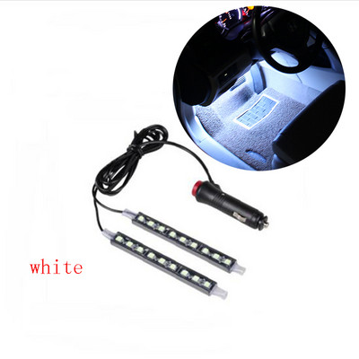 Auto 9 LED 2 in 1 Floor Feet Atmosfäärivalgusti dekoratiivlamp Honda CRV Accord Odeysey Crosstour FIT Jazz City Civic JADE jaoks