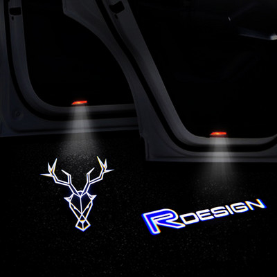 RDESIGN Logo Light Deer HEICO deerWelcome Lumină pentru VOLVO XC60 XC90 XC40 S90 V90 V40 V60 S80 S60 D6 D5 D2 Volvo Lumina ușii auto