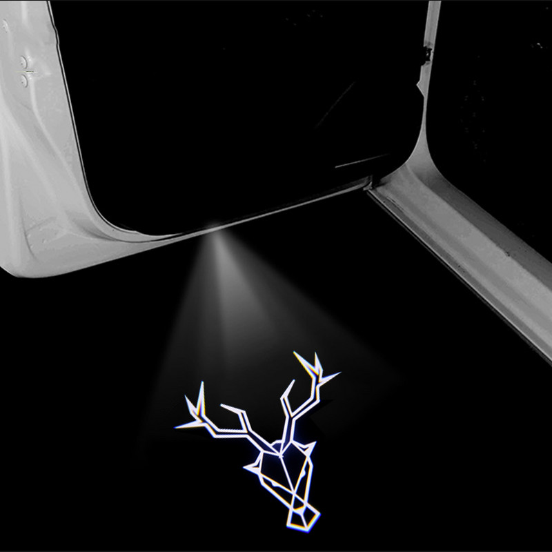 RDESIGN Logo Light Deer HEICO deerWelcome Light VOLVO XC60 XC90 XC40 S90 V90 V40 V60 S80 S60 D6 D5 D2 Volvo auto uksevalgusti