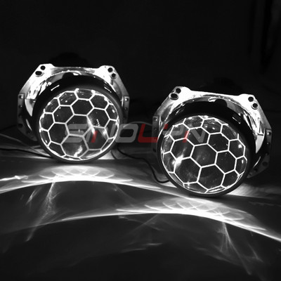 Sinolyn H4 Honeycomb Bi Xenon objektiivid Hella 3R G5 H4 esitulede 3,0 tolli LED Devil Eyes D2S D2H söövitusauto tulede projektori jaoks