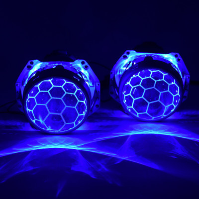Sinolyn H4 Honeycomb Bi Xenon objektiivid Hella 3R G5 H4 esitulede 3,0 tolli LED Devil Eyes D2S D2H söövitusauto tulede projektori jaoks