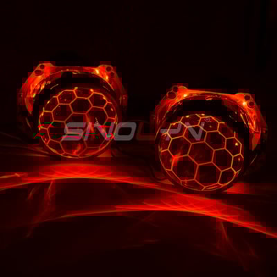 Sinolyn H4 Honeycomb Bi Xenon objektiivid Hella 3R G5 H4 esitulede 3,0 tolli LED Devil Eyes D2S D2H söövitusauto tulede projektori jaoks