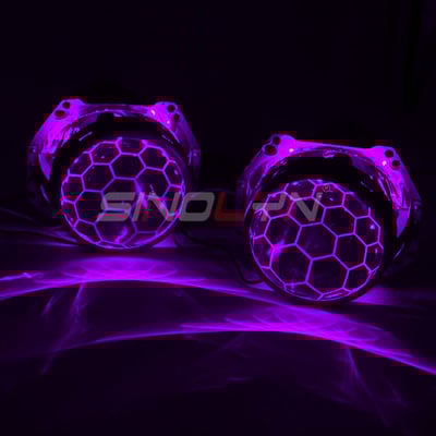 Sinolyn H4 Honeycomb Bi Xenon objektiivid Hella 3R G5 H4 esitulede 3,0 tolli LED Devil Eyes D2S D2H söövitusauto tulede projektori jaoks