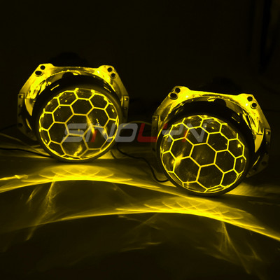 Sinolyn H4 Honeycomb Bi Xenon objektiivid Hella 3R G5 H4 esitulede 3,0 tolli LED Devil Eyes D2S D2H söövitusauto tulede projektori jaoks