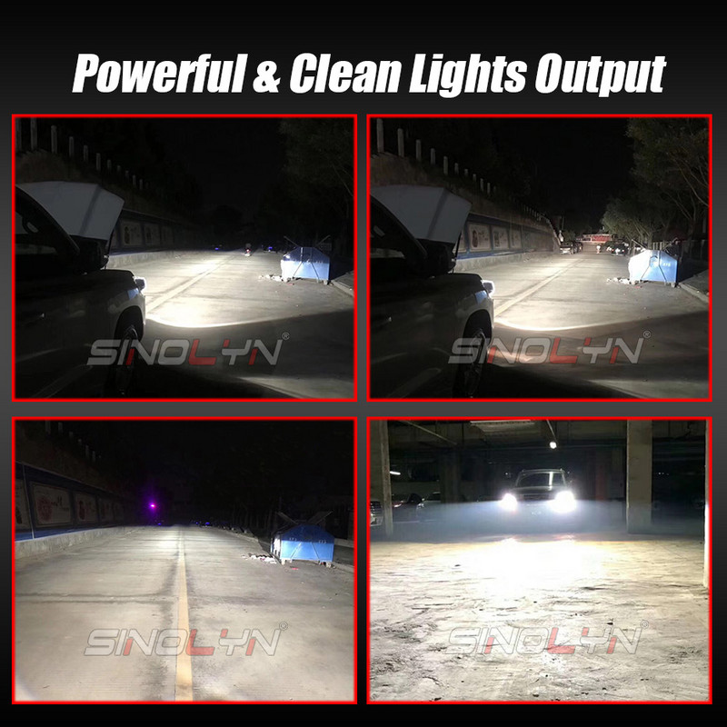 Sinolyn H4 Honeycomb Bi Xenon objektiivid Hella 3R G5 H4 esitulede 3,0 tolli LED Devil Eyes D2S D2H söövitusauto tulede projektori jaoks