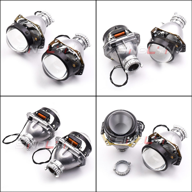 Sinolyn H4 Honeycomb Bi Xenon objektiivid Hella 3R G5 H4 esitulede 3,0 tolli LED Devil Eyes D2S D2H söövitusauto tulede projektori jaoks