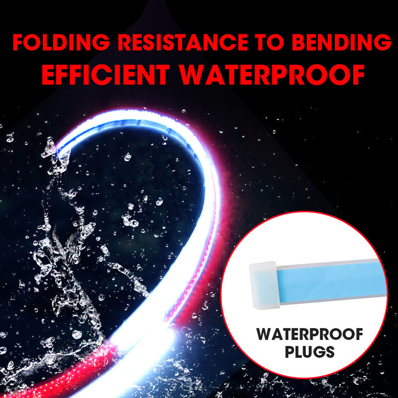 Λωρίδες φωτός καλωσορίσματος πόρτας αυτοκινήτου Στυλ αυτοκινήτου Auto Strobe που αναβοσβήνει Φώτα ατμόσφαιρας περιβάλλοντος Ασφάλεια 12V LED Ανοιγμα προειδοποιητική λυχνία Νέο