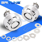 Lentila masina Mini 1,8 inch Proiector Lentile bi-xenon Tuning H4 H7 Accesorii auto H1 HID Becuri LED Retrofit stil DIY