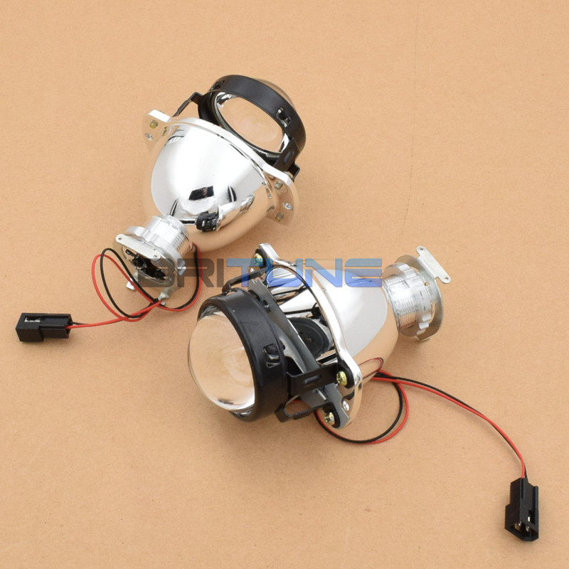 Lentila masina Mini 1,8 inch Proiector Lentile bi-xenon Tuning H4 H7 Accesorii auto H1 HID Becuri LED Retrofit stil DIY