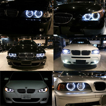 2 бр./компл. 10W за Bridgelux LED чипове LED маркер Ангелски очи Бяло Синьо Червено Жълто Цвят за BMW E39 E53 E60 E61 E63 E64