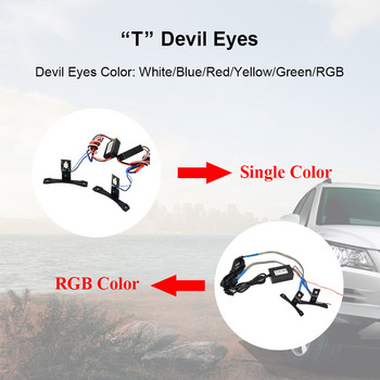 RONAN 2.5\'\' VER 8.1 Bi-Xenon Προβολέας φακού αυτοκινήτου H1 για X5 BM Sport LED Square Angel Eyes DRL White Retrofit H4 H7 Car
